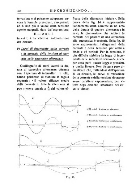 Sincronizzando rivista mensile di elettricita e varieta