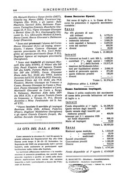 Sincronizzando rivista mensile di elettricita e varieta