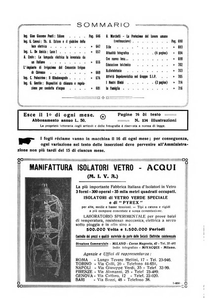 Sincronizzando rivista mensile di elettricita e varieta