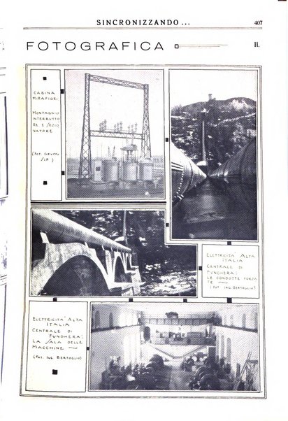 Sincronizzando rivista mensile di elettricita e varieta