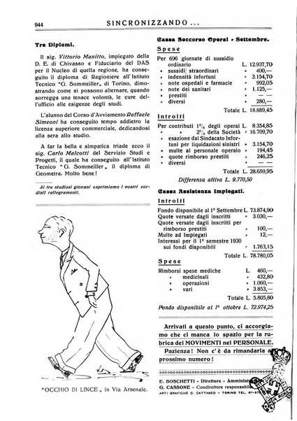 Sincronizzando rivista mensile di elettricita e varieta