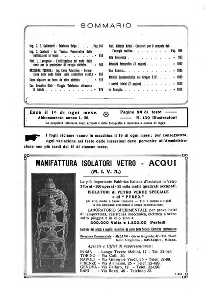 Sincronizzando rivista mensile di elettricita e varieta