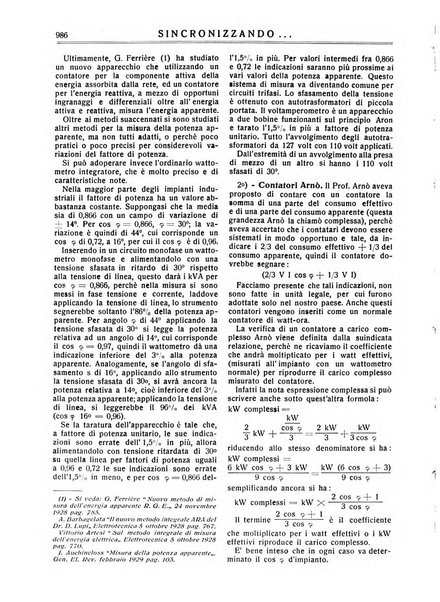 Sincronizzando rivista mensile di elettricita e varieta