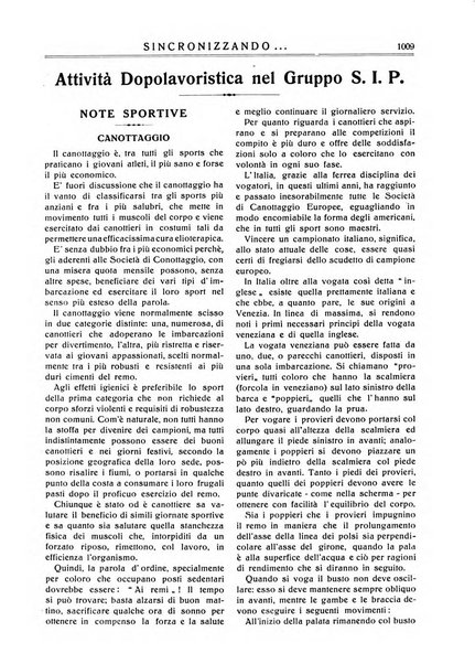 Sincronizzando rivista mensile di elettricita e varieta