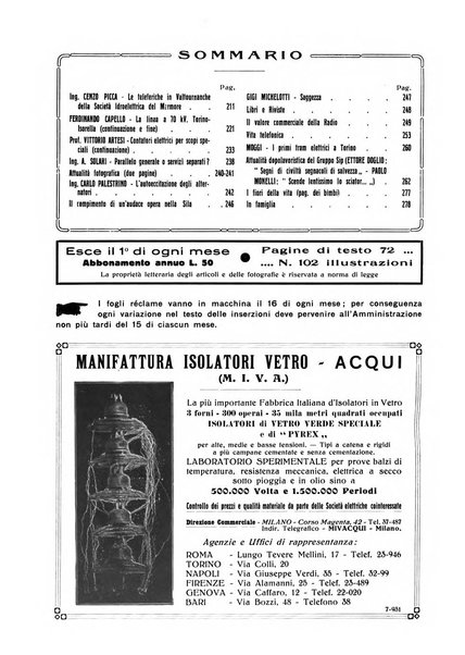 Sincronizzando rivista mensile di elettricita e varieta