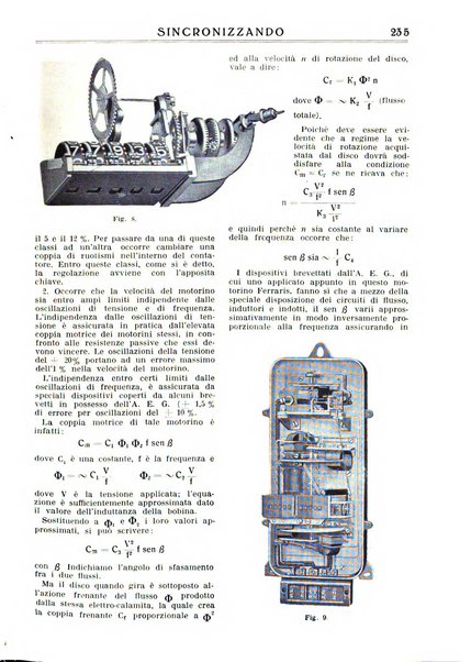 Sincronizzando rivista mensile di elettricita e varieta