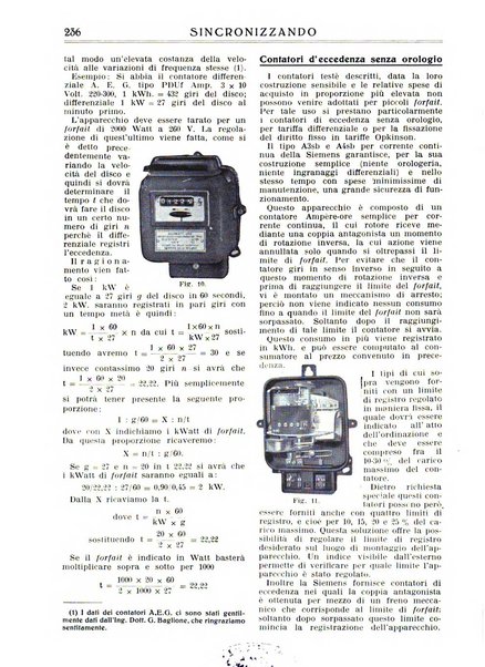 Sincronizzando rivista mensile di elettricita e varieta