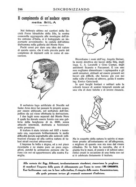 Sincronizzando rivista mensile di elettricita e varieta