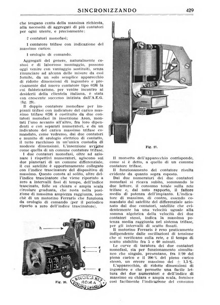 Sincronizzando rivista mensile di elettricita e varieta