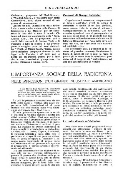 Sincronizzando rivista mensile di elettricita e varieta