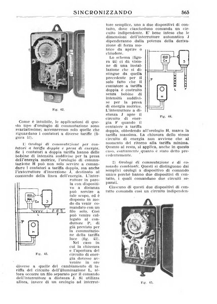 Sincronizzando rivista mensile di elettricita e varieta