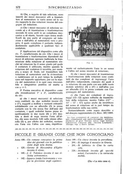 Sincronizzando rivista mensile di elettricita e varieta