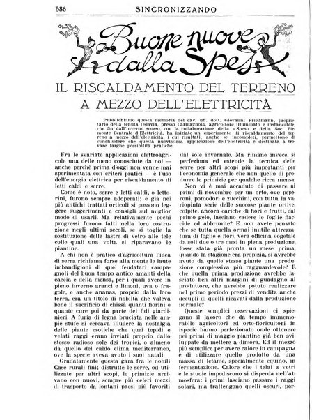 Sincronizzando rivista mensile di elettricita e varieta