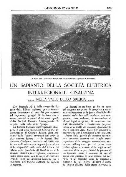 Sincronizzando rivista mensile di elettricita e varieta