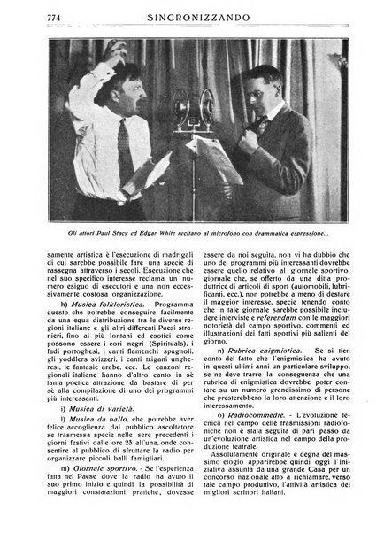 Sincronizzando rivista mensile di elettricita e varieta