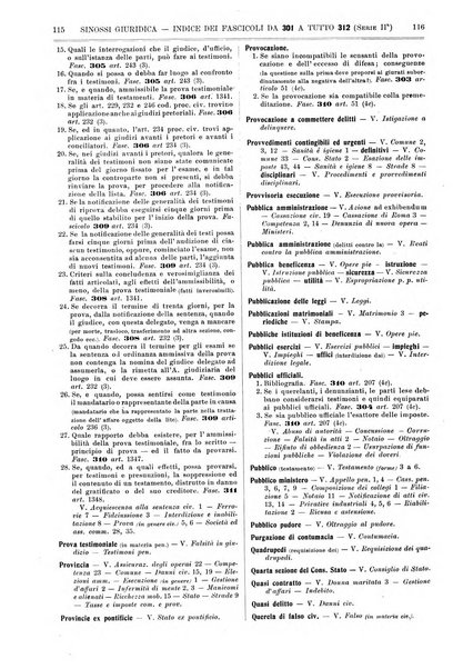 Sinossi giuridica compendio ordinato di giurisprudenza, scienza e bibliografia ...