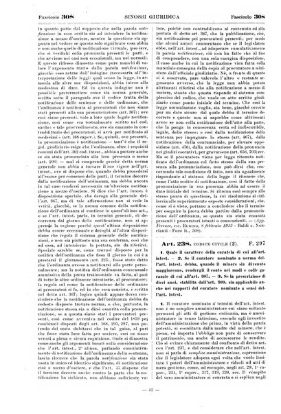 Sinossi giuridica compendio ordinato di giurisprudenza, scienza e bibliografia ...