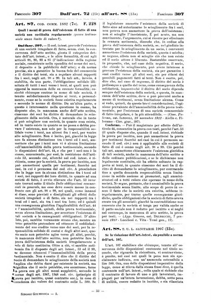 Sinossi giuridica compendio ordinato di giurisprudenza, scienza e bibliografia ...