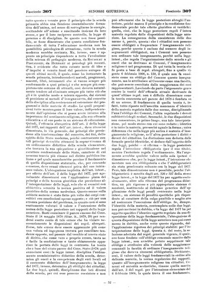 Sinossi giuridica compendio ordinato di giurisprudenza, scienza e bibliografia ...