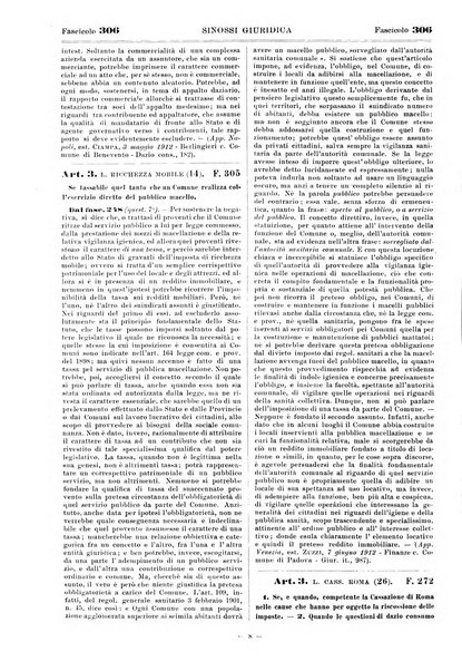 Sinossi giuridica compendio ordinato di giurisprudenza, scienza e bibliografia ...