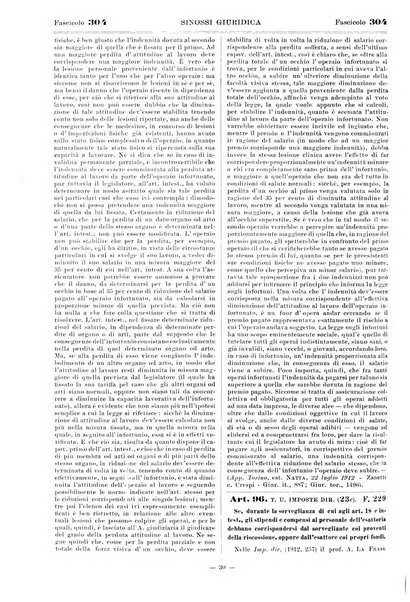 Sinossi giuridica compendio ordinato di giurisprudenza, scienza e bibliografia ...