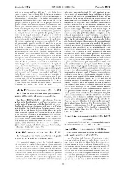 Sinossi giuridica compendio ordinato di giurisprudenza, scienza e bibliografia ...