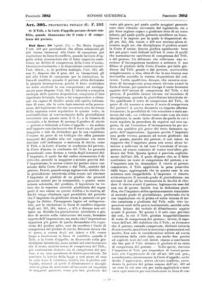 Sinossi giuridica compendio ordinato di giurisprudenza, scienza e bibliografia ...