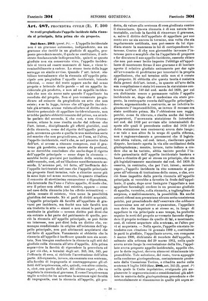 Sinossi giuridica compendio ordinato di giurisprudenza, scienza e bibliografia ...