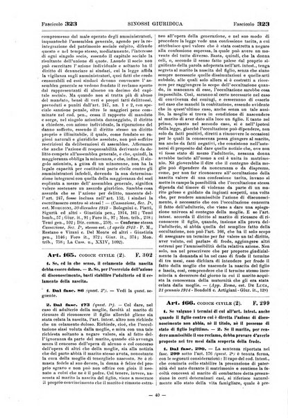 Sinossi giuridica compendio ordinato di giurisprudenza, scienza e bibliografia ...