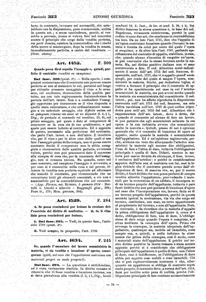 Sinossi giuridica compendio ordinato di giurisprudenza, scienza e bibliografia ...