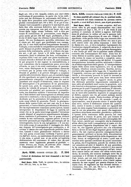 Sinossi giuridica compendio ordinato di giurisprudenza, scienza e bibliografia ...