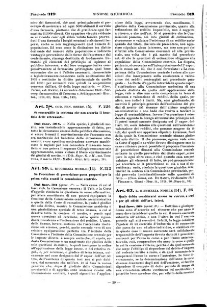 Sinossi giuridica compendio ordinato di giurisprudenza, scienza e bibliografia ...