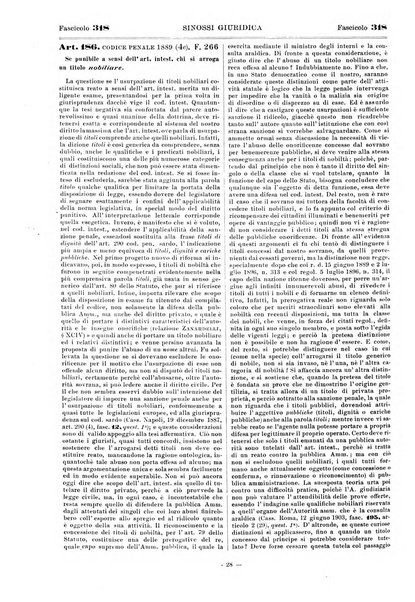 Sinossi giuridica compendio ordinato di giurisprudenza, scienza e bibliografia ...