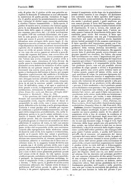 Sinossi giuridica compendio ordinato di giurisprudenza, scienza e bibliografia ...