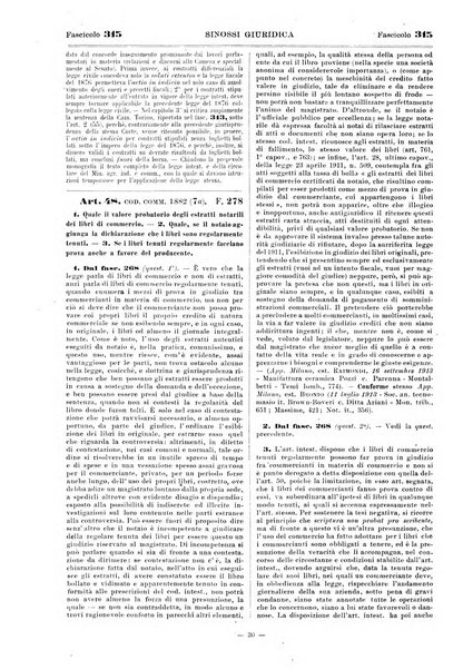 Sinossi giuridica compendio ordinato di giurisprudenza, scienza e bibliografia ...