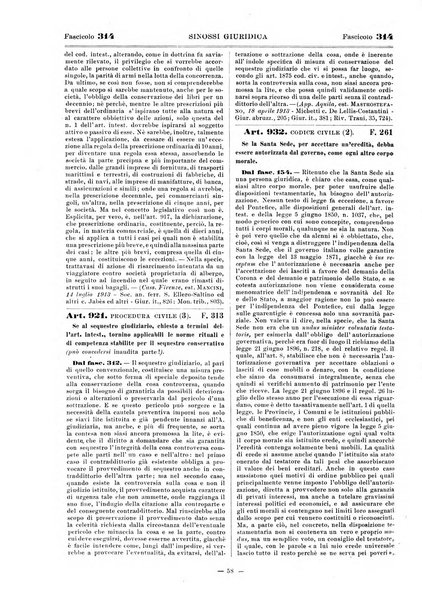 Sinossi giuridica compendio ordinato di giurisprudenza, scienza e bibliografia ...