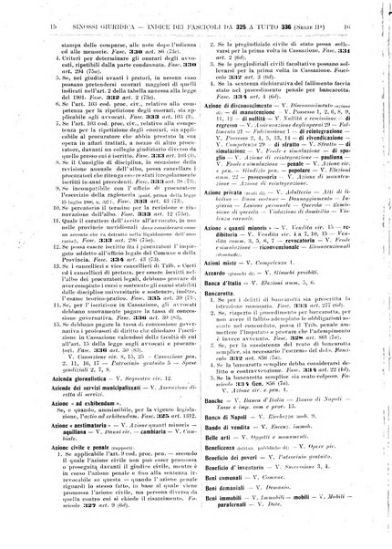 Sinossi giuridica compendio ordinato di giurisprudenza, scienza e bibliografia ...