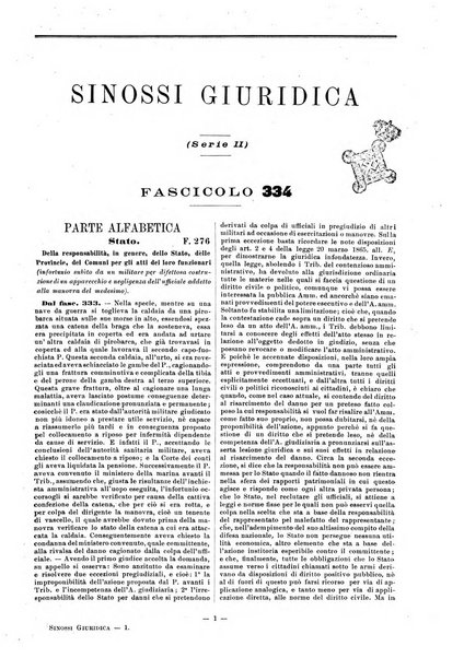 Sinossi giuridica compendio ordinato di giurisprudenza, scienza e bibliografia ...