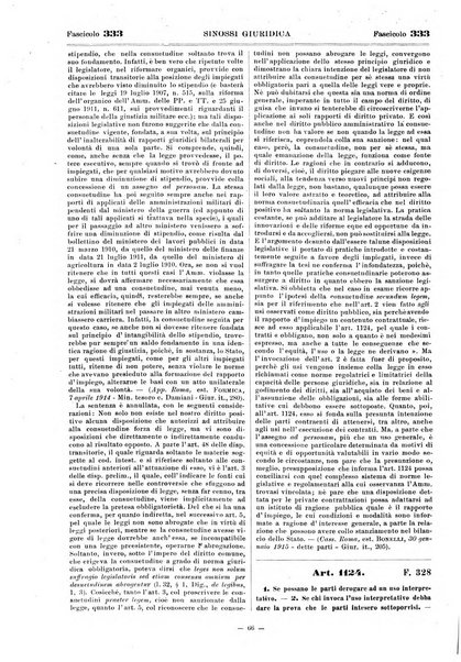 Sinossi giuridica compendio ordinato di giurisprudenza, scienza e bibliografia ...