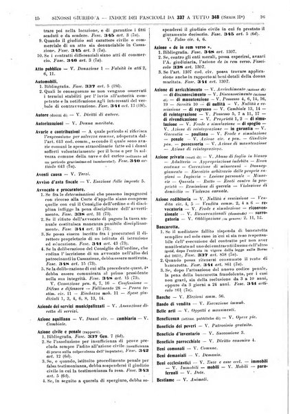 Sinossi giuridica compendio ordinato di giurisprudenza, scienza e bibliografia ...