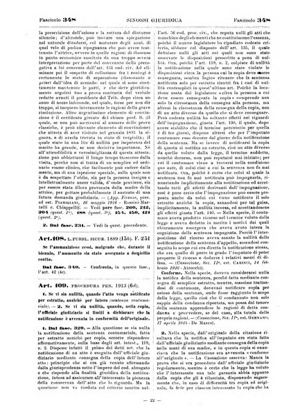 Sinossi giuridica compendio ordinato di giurisprudenza, scienza e bibliografia ...