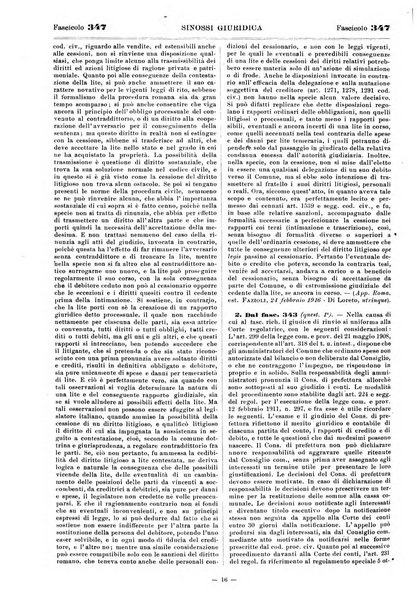 Sinossi giuridica compendio ordinato di giurisprudenza, scienza e bibliografia ...