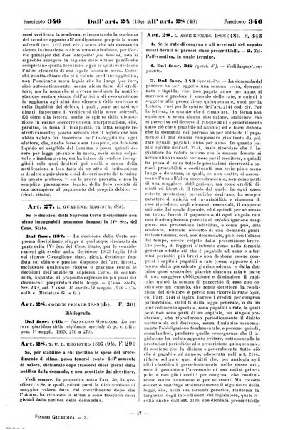 Sinossi giuridica compendio ordinato di giurisprudenza, scienza e bibliografia ...