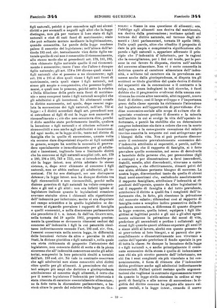 Sinossi giuridica compendio ordinato di giurisprudenza, scienza e bibliografia ...