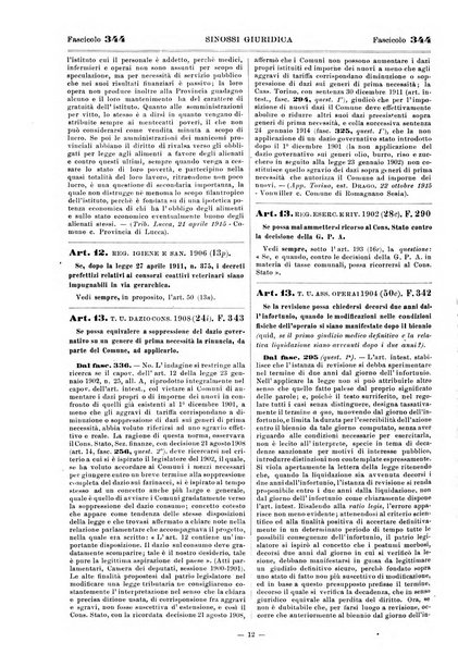 Sinossi giuridica compendio ordinato di giurisprudenza, scienza e bibliografia ...