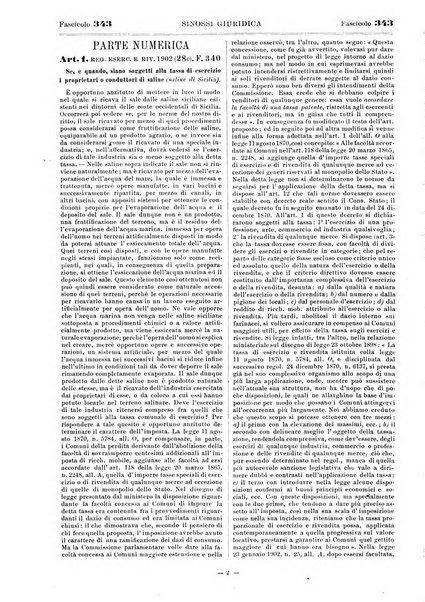 Sinossi giuridica compendio ordinato di giurisprudenza, scienza e bibliografia ...