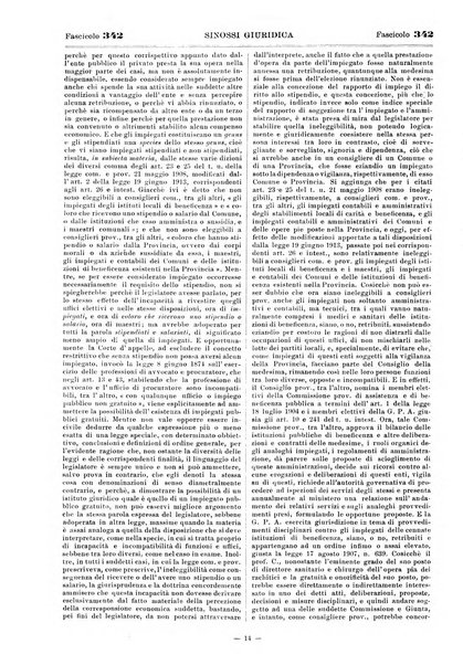 Sinossi giuridica compendio ordinato di giurisprudenza, scienza e bibliografia ...