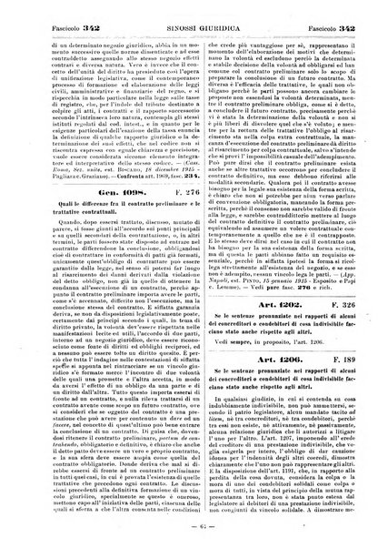 Sinossi giuridica compendio ordinato di giurisprudenza, scienza e bibliografia ...