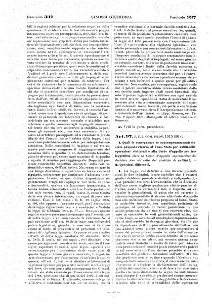 Sinossi giuridica compendio ordinato di giurisprudenza, scienza e bibliografia ...