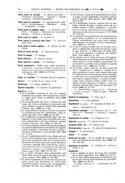 Sinossi giuridica compendio ordinato di giurisprudenza, scienza e bibliografia ...